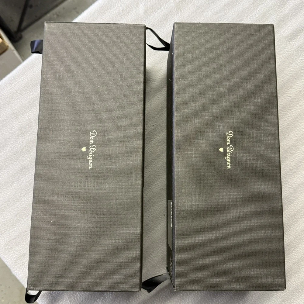 2 Empty Don Perignon Champagne Brut  2010 Empty Boxes